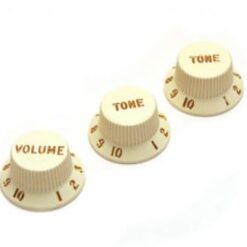 FENDER KNOBS SET STRAT PARCHMENT