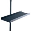 K&M 12218 MUSIC TRAY BLACK