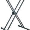 K&M 18990 KEYBOARD STAND RICK BLACK