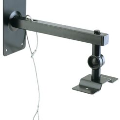K&M 24195 WALL BRACKET BLACK
