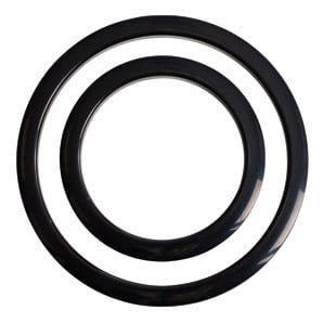 GIBRALTAR 5 IN. BLACK PORT HOLE RING