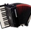HOHNER BRAVO II 48 BLACK SILENT KEY