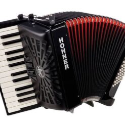 HOHNER BRAVO II 48 BLACK SILENT KEY