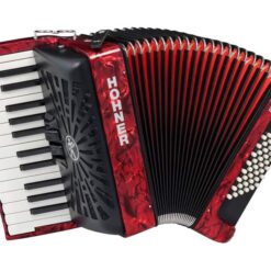 HOHNER BRAVO II 48 RED SILENT KEY