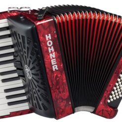 HOHNER BRAVO II 60 RED SILENT KEY