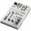 YAMAHA AG03MK2 LIVE STREAMING MIXER AND USB AUDIO INTERFACE WHITE