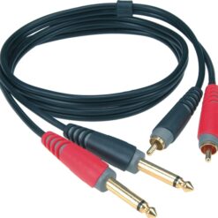 KLOTZ ATCJ0600 TWINCABLE 2JACK/2RCA 6m.
