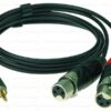 KLOTZ AY8-0300 MINI JACK PLUG-2XLR FEMALE