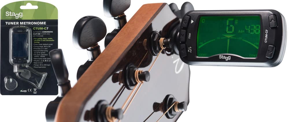 STAGG CTUMC7 CLIP-ON TUNER METRONOME