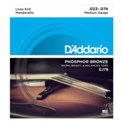 DADDARIO EJ78 MANDOCELLO  PHOSPHOR BRONZE  22-74