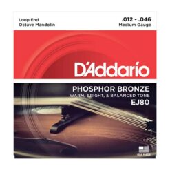 DADDARIO EJ80 12-46 OCTAVE MANDOLIN SET PHOSPHOR BRONZE