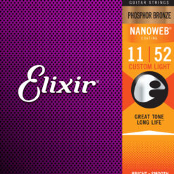 ELIXIR ACOUSTIC NANOWEB PHOS BRONZE 11-52