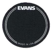 EVANS EQPB1 BLACK NYLON BASS PATCH