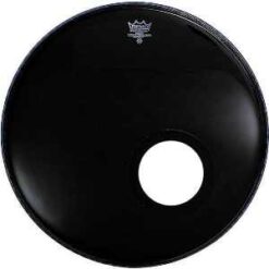 REMO 22"EBONY AMBASSADOR 10"HOLE