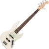 FENDER AMERICAN PRO JAZZ BASS 5 STRING RW OLYMPIC WHITE