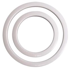 GIBRALTAR 6 IN. WHITE PORT HOLE RINGS