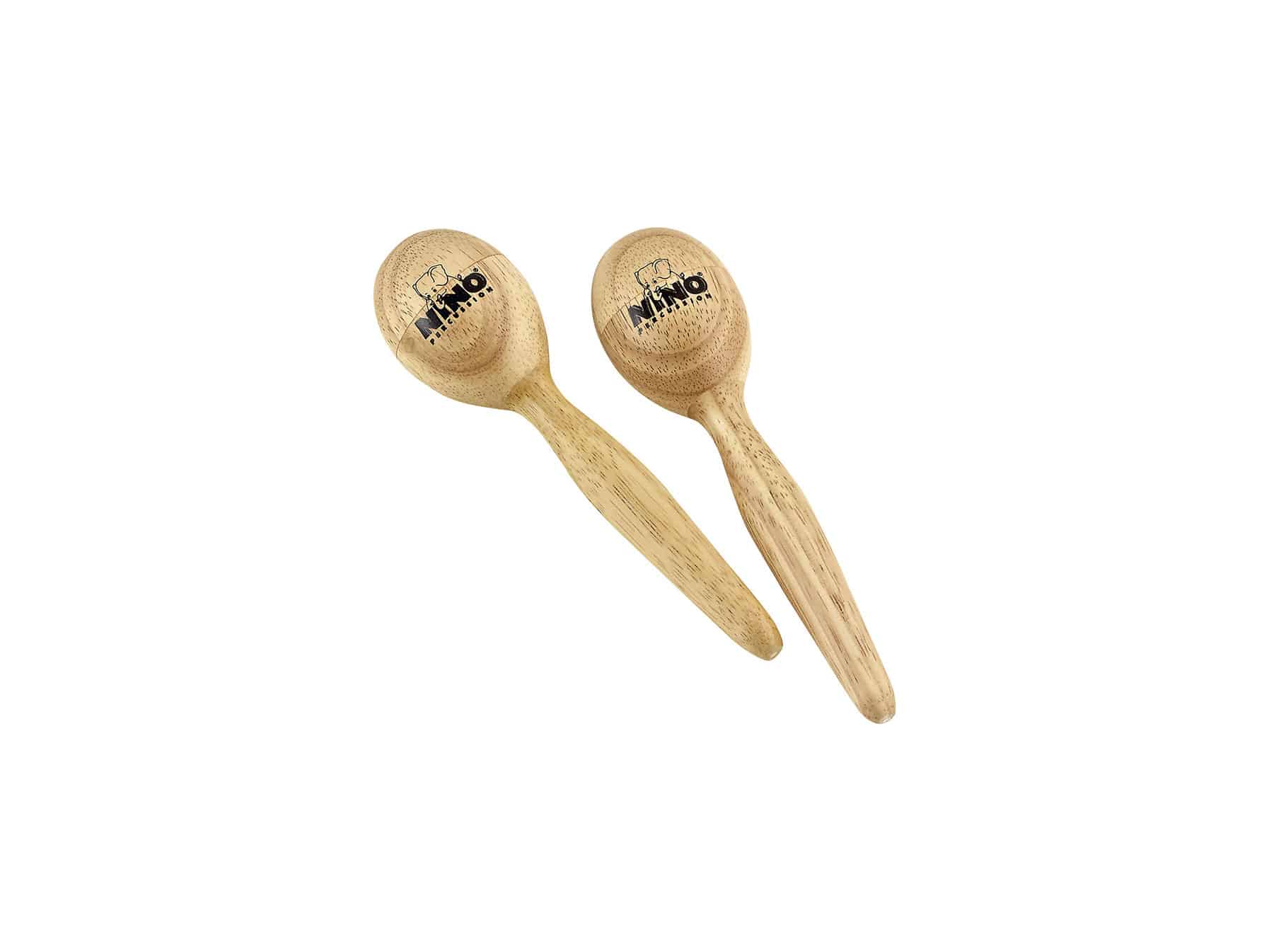 NINO WOOD EGG MARACAS PAIR SMALL