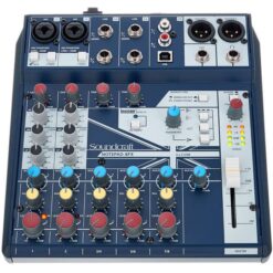 SOUNDCRAFT NOTEPAD 8CH DESKTOP MIXER WITH USB