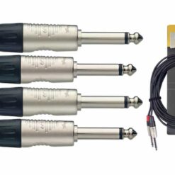 STAGG NTC-6PR TWIN CABLE PLUG-PLUG