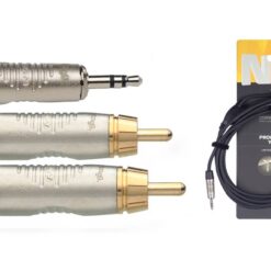 STAGG NYC3 3M MINI STEREOPLUG / 2x RCA