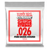ERNIE BALL .026 PURE NICKEL WOUND SINGLE