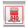 ERNIE BALL .040 PURE NICKEL WOUND SINGLE
