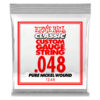 ERNIE BALL .048 PURE NICKEL WOUND SINGLE