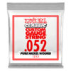 ERNIE BALL .052 PURE NICKEL WOUND SINGLE