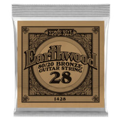 ERNIE BALL .028 EARTHWOOD SINGLE STRING