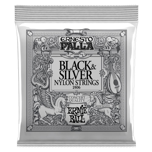 ERNIE BALL NYLON BLACK/SILVER