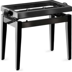 STAGG PB45 BLACK POLISHED PIANO BENCH