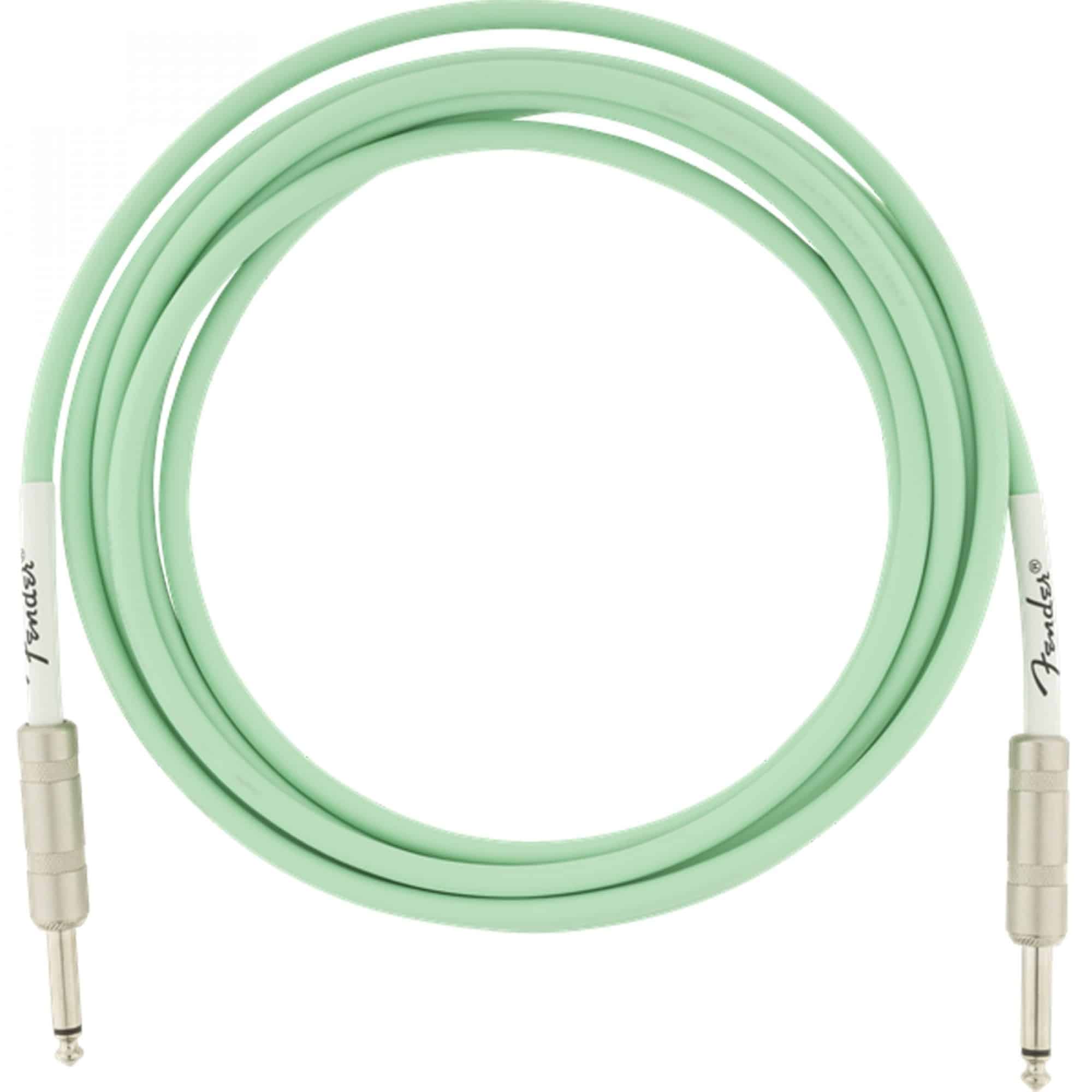 FENDER ORIGINAL SERIES INSTRUMENT CABLE SURF GREEN 5