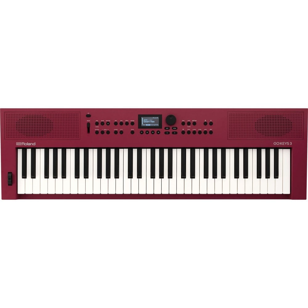 ROLAND GO:KEYS 3 HOME KEYBOARD DARK RED