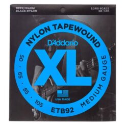 DADDARIO ETB92 NYLON TAPEWOUND BASS