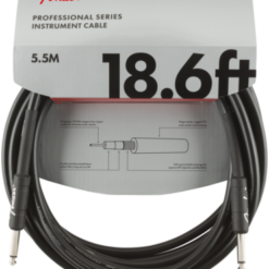 FENDER PRO SERIES INSTRUMENT CABLE BLACK 5,5M