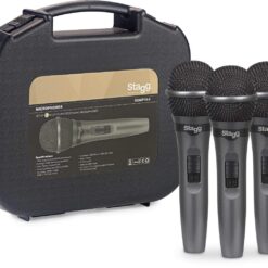 STAGG 3 MIC SET+ 3 XLR PLUG CABLE