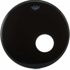REMO POWERSTROKE 3 EBONY W/ HOLE