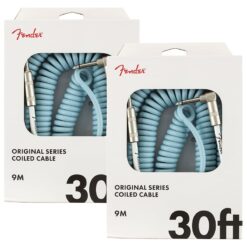 FENDER ORIGINAL COIL CABLE DAPHNE BLUE 9M