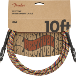 FENDER 10" INSTR CABLE RAINBOW