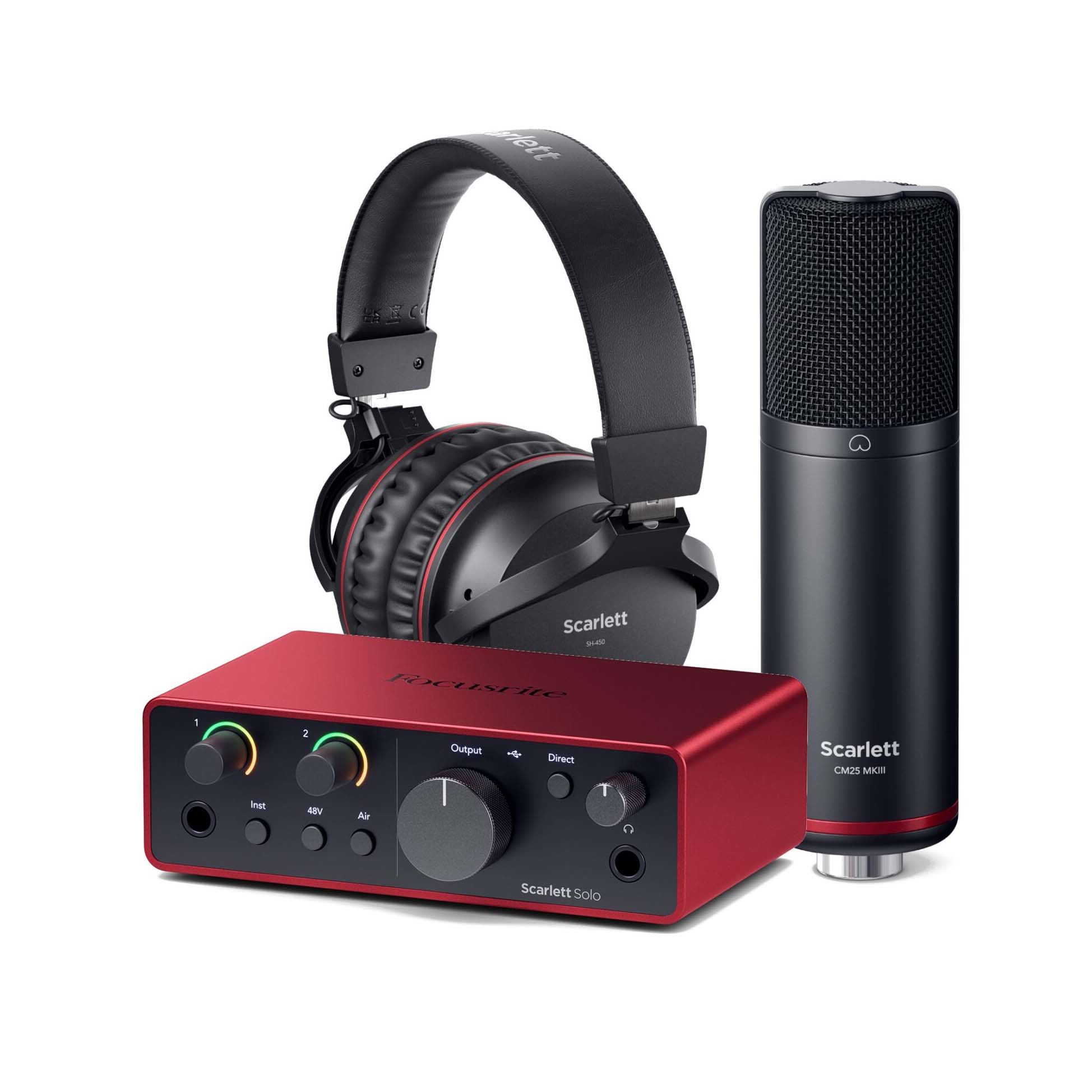 FOCUSRITE SCARLETT SOLO STUDIO PACK 4RD GEN