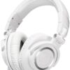 Audio-Technica ATH-M50xWH Professional Studio Monitor White Headphones