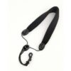 DADDARIO WOODWINDS RICO SLA18 PADDED NECK STRAP FOR TENOR OR BARITONE SAXOPHONES BLACK