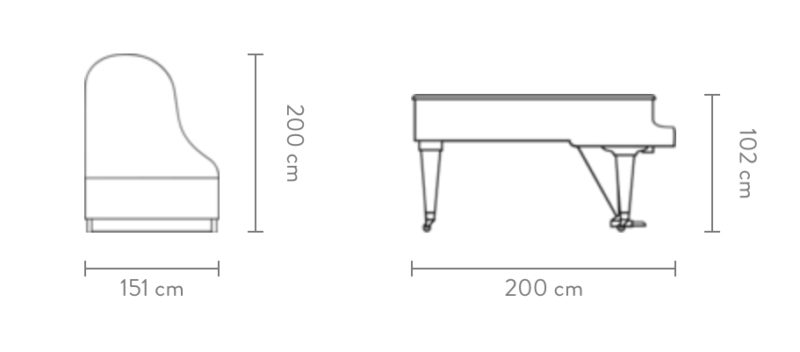 bösendorfer grand piano 200