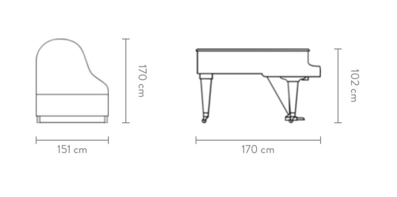 bösendorfer grand piano 170