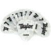 TAYLOR CELLULOID 351 PICKS WHITE PEARL 0.96MM 12-PACK