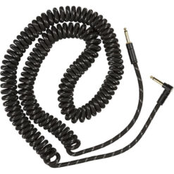 FENDER DELUXE COIL CABLE 30' BLACK TWEED