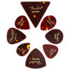 FENDER ALL SHAPES CELLULOID PICKS MEDLEY MED (8)