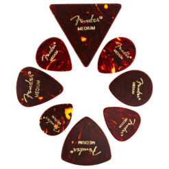 FENDER ALL SHAPES CELLULOID PICKS MEDLEY MED (8)
