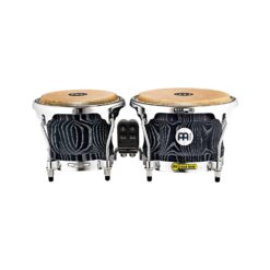 MEINL PERCUSSION 7+8-1/2INCH WOODCRAFT SERIES WOOD BONGO VINTAGE BLACK