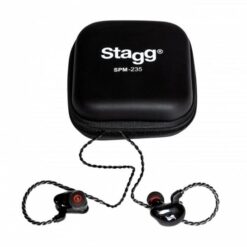 STAGG SPM-235 HIGH-RESOLUTION SOUND-ISOLATING IN-EAR MONITOR BLACK